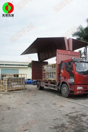 多套蔬果洗菜機(jī)組按客交期準(zhǔn)時(shí)裝車(chē)出貨！