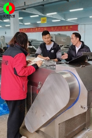 兩批客戶帶物料親臨我司試機考察，并簽訂意向合同！